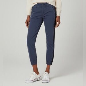 PAIGE Mayslie Sporty Navy Denim Jogger New 33